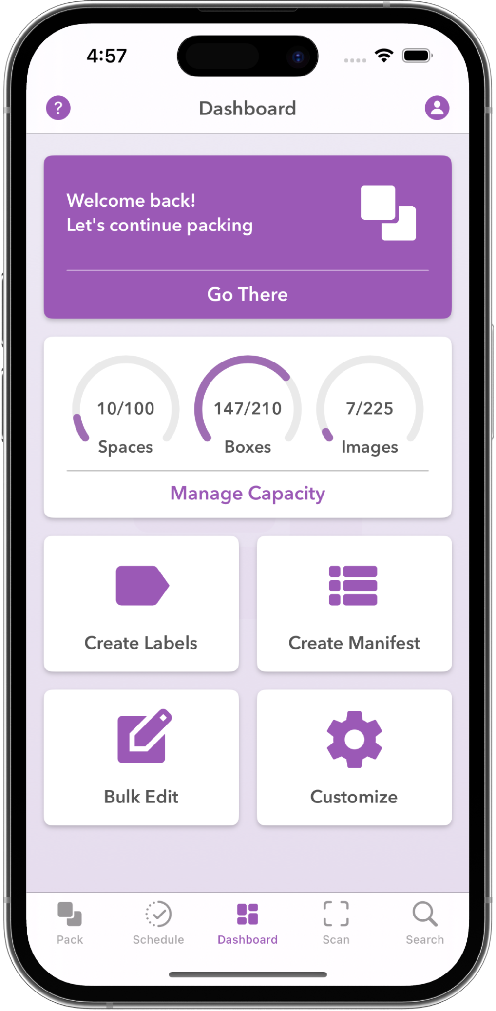 App mockup